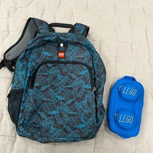 Lego backpack & pencil case